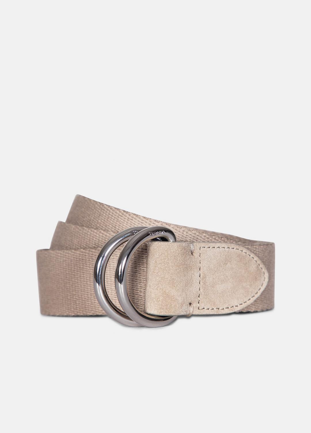 VINCE Women Women’s 30mm Webbing D-Ring Belt in Belts SANDBAR