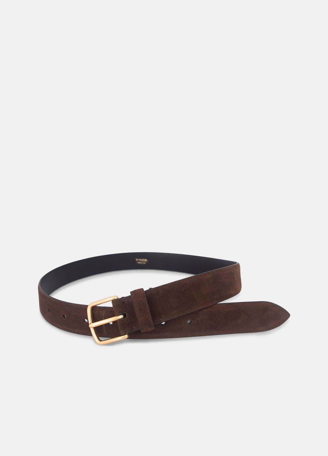 VINCE Women Women’s 32mm Suede Belt in Belts ESPRESSO