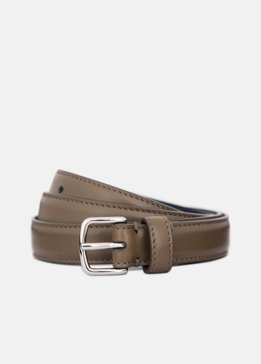 VINCE Women Women’s 20mm Stitched Leather Belt in Belts HAZEL VINE