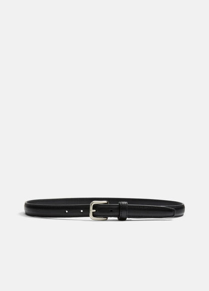 VINCE Women Women's Skinny Leather Belt in Accessories BLACK