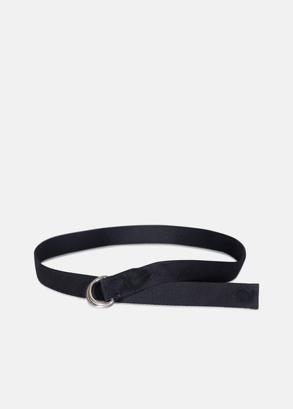VINCE Women Women’s 30mm Webbing D-Ring Belt in Belts BLACK