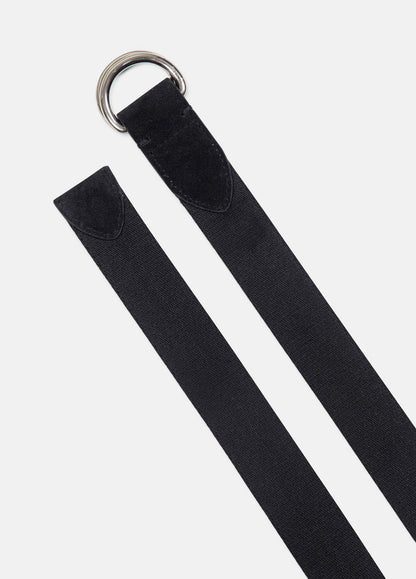VINCE Women Women’s 30mm Webbing D-Ring Belt in Belts BLACK