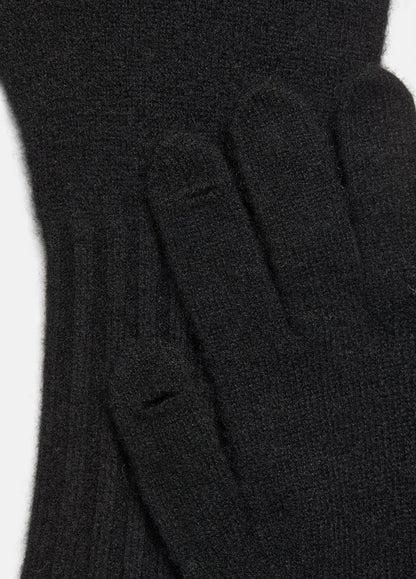 VINCE Women Plush Cashmere Gloves in Gloves BLACK