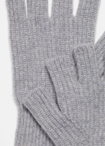 VINCE Women Plush Cashmere Rib-Knit Fingerless Glove in Gloves GREY