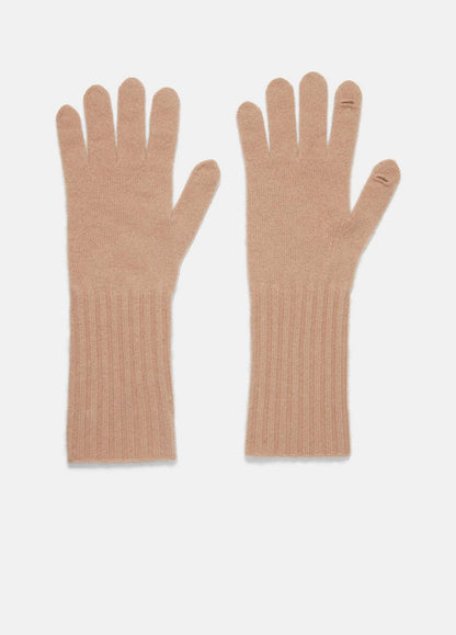 VINCE Women Plush Cashmere Gloves in Gloves CAMEL