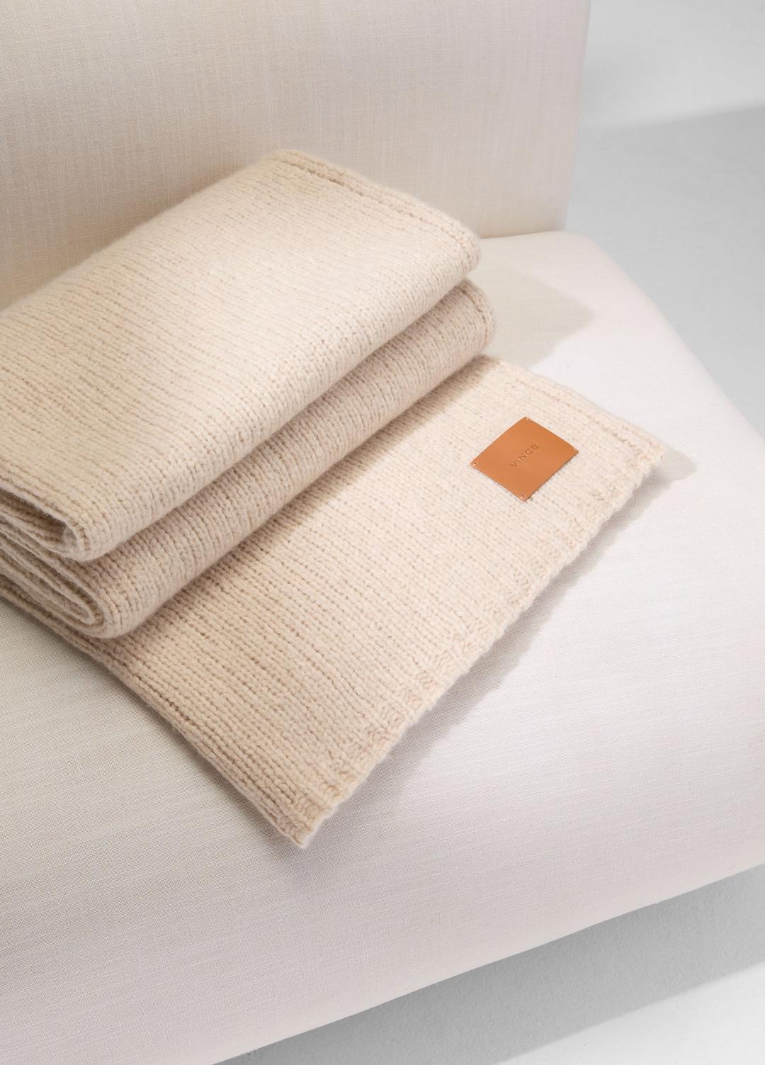 VINCE Women Cashmere-Silk Jersey Throw in Pillows & Blankets LACE