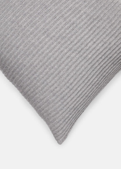 VINCE Women Wool and Cashmere Cardigan-Stitch Pillow in Pillows & Blankets HEATHER GREY