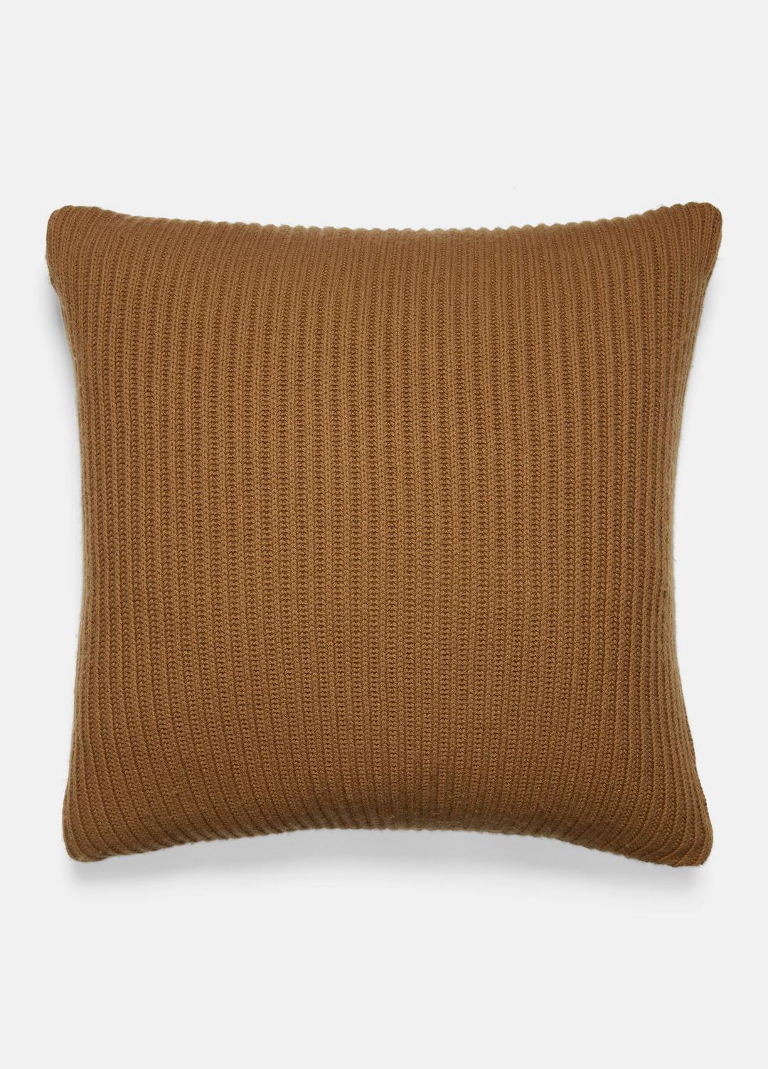 VINCE Women Wool and Cashmere Cardigan-Stitch Pillow in Pillows & Blankets MINK