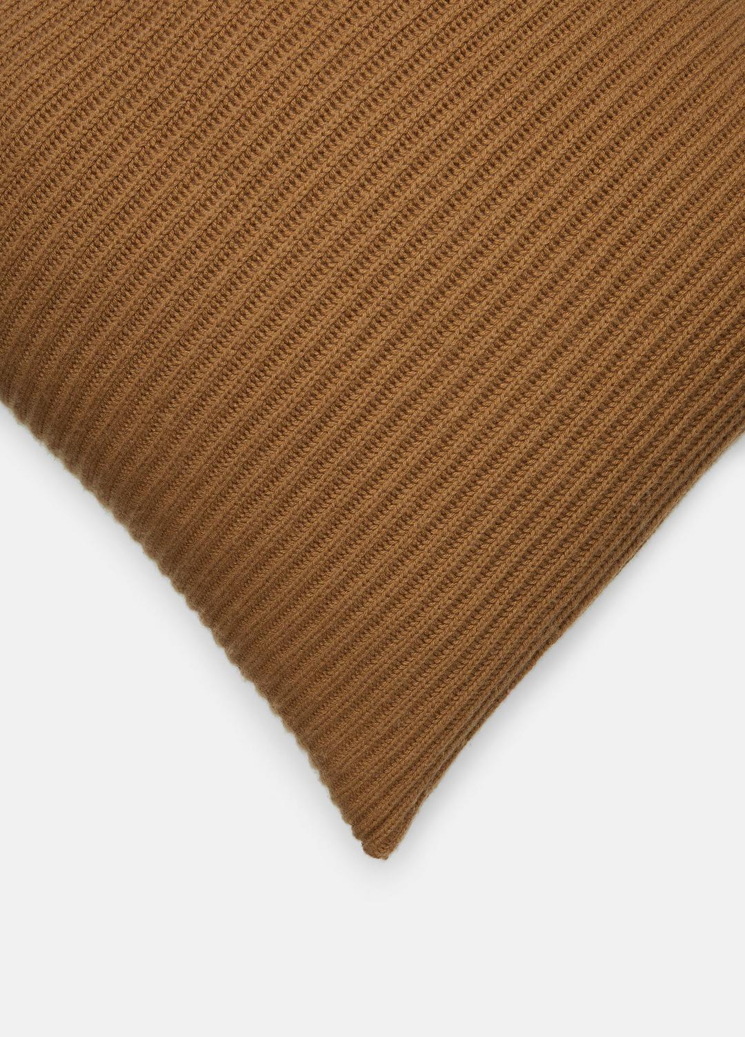 VINCE Women Wool and Cashmere Cardigan-Stitch Pillow in Pillows & Blankets MINK