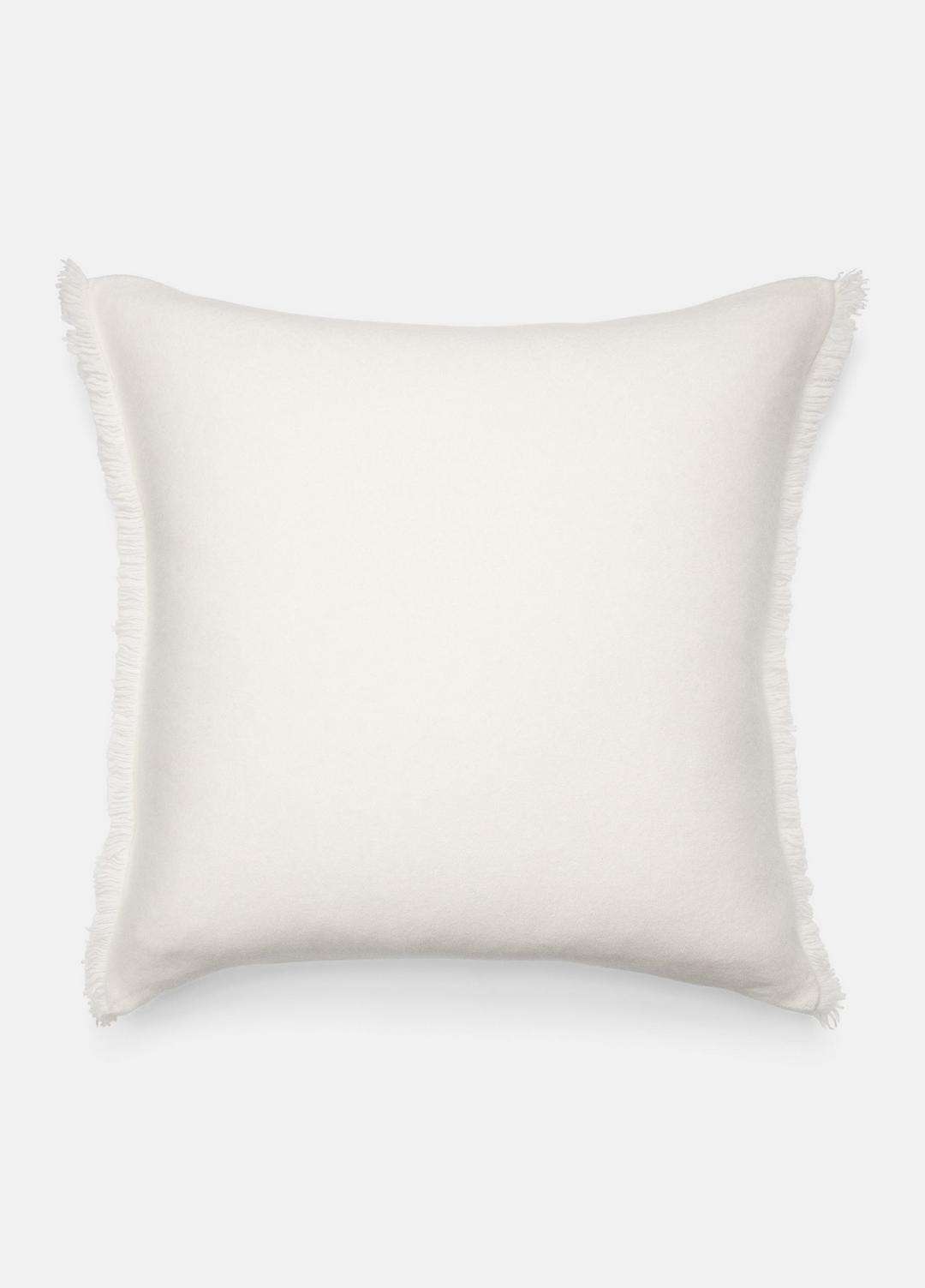 VINCE Women Cashmere Reverse Jersey Pillow in Pillows & Blankets BLANC