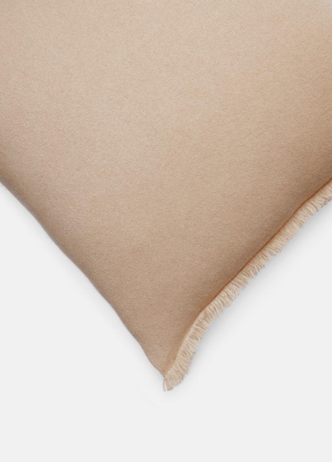 VINCE Women Cashmere Reverse Jersey Pillow in Pillows & Blankets CAMEL