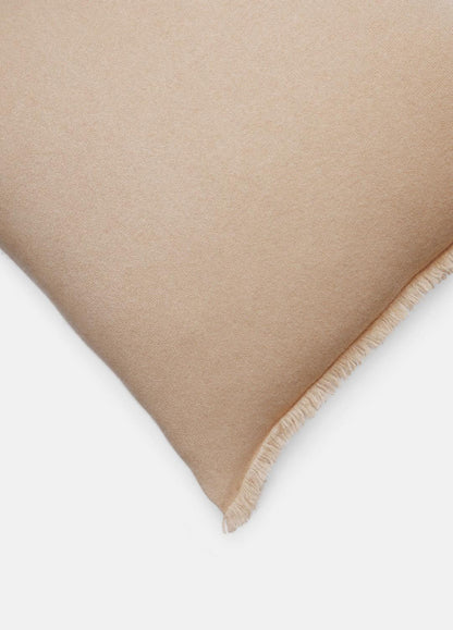 VINCE Women Cashmere Reverse Jersey Pillow in Pillows & Blankets CAMEL