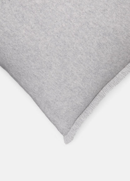VINCE Women Cashmere Reverse Jersey Pillow in Pillows & Blankets HEATHER GREY