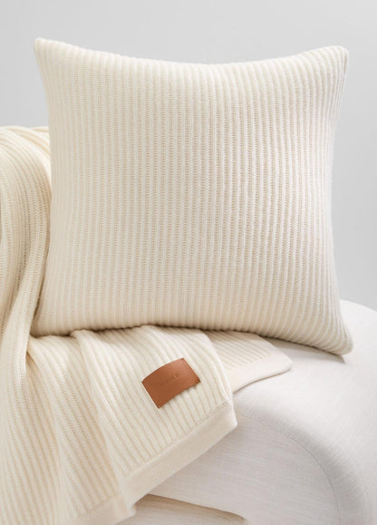 VINCE Women Wool and Cashmere Cardigan-Stitch Pillow in Pillows & Blankets LACE