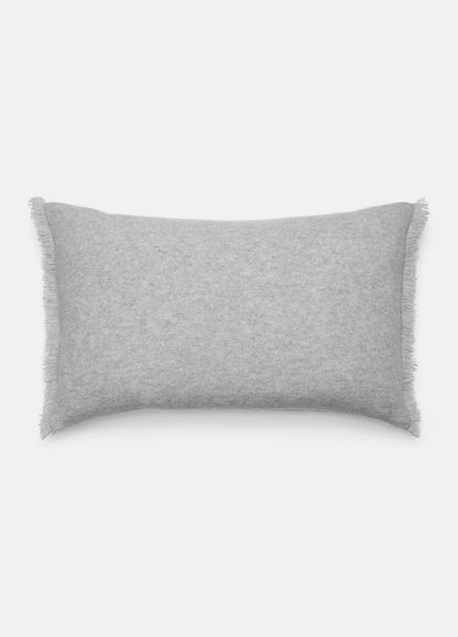 VINCE Women Cashmere Reverse Jersey Rectangle Pillow in Pillows & Blankets HEATHER GREY