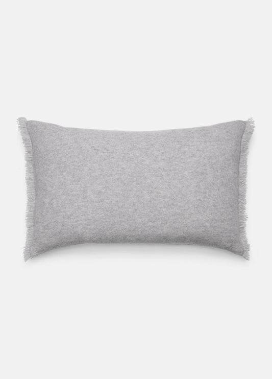 VINCE Women Cashmere Reverse Jersey Rectangle Pillow in Pillows & Blankets HEATHER GREY