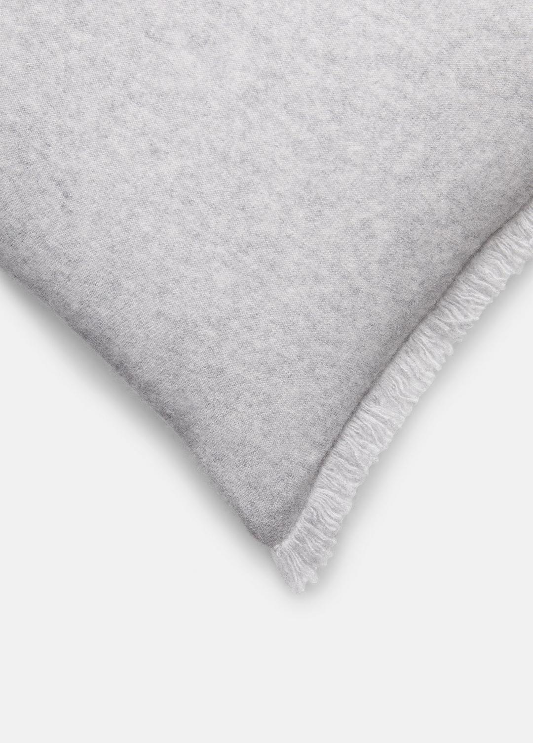 VINCE Women Cashmere Reverse Jersey Rectangle Pillow in Pillows & Blankets HEATHER GREY