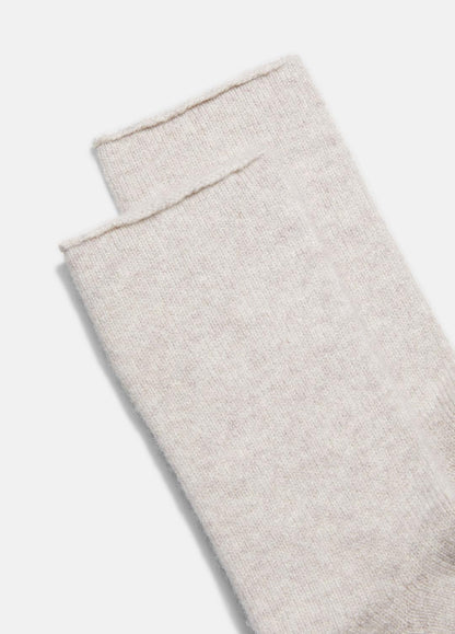 VINCE Women Women's Cashmere Jersey Short Sock in Accessories HEATHER MARBLE