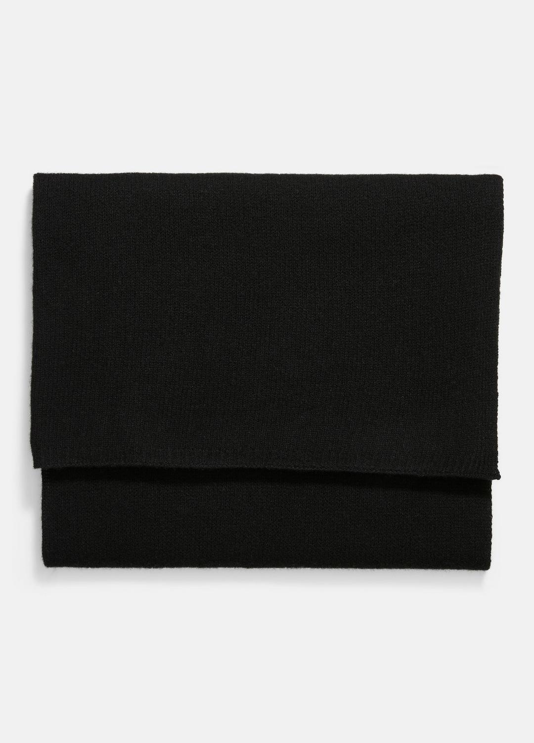 VINCE Women Featherweight Cashmere Travel Wrap in Accessories BLACK