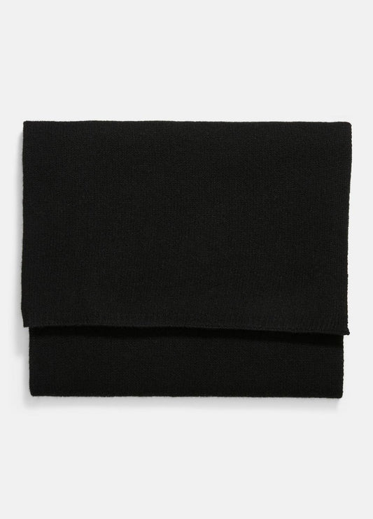 VINCE Women Featherweight Cashmere Travel Wrap in Accessories BLACK