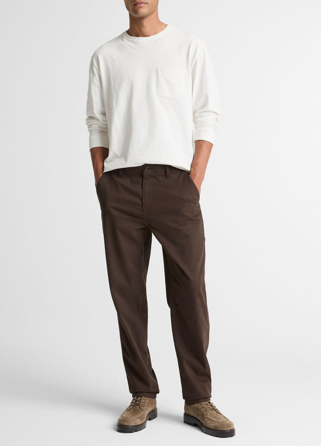 VINCE Men Owen Athletic Stretch-Cotton Utility Pant in Trousers MISSION