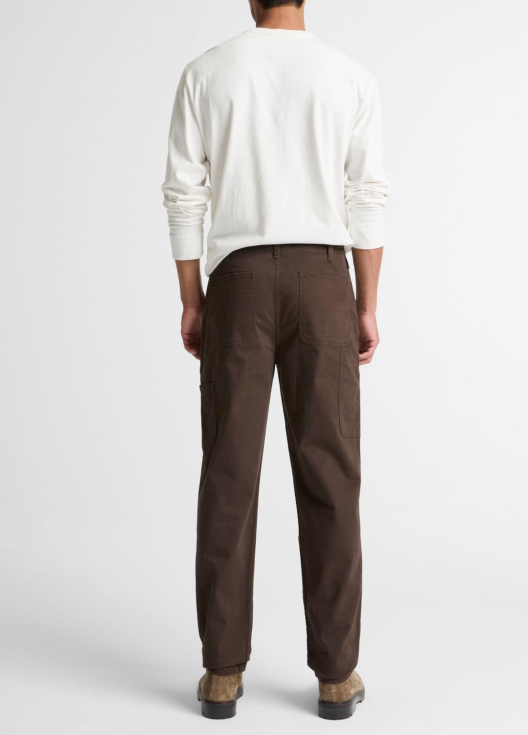 VINCE Men Owen Athletic Stretch-Cotton Utility Pant in Trousers MISSION