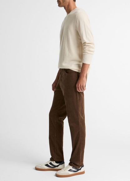 VINCE Men Dylan Slim 5-Pocket Stretch-Cotton Corduroy Pant in Trousers LIGHT MISSION