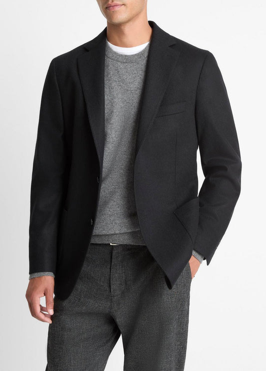 VINCE Men Cashmere Relaxed Sport Coat in Blazers BLACK