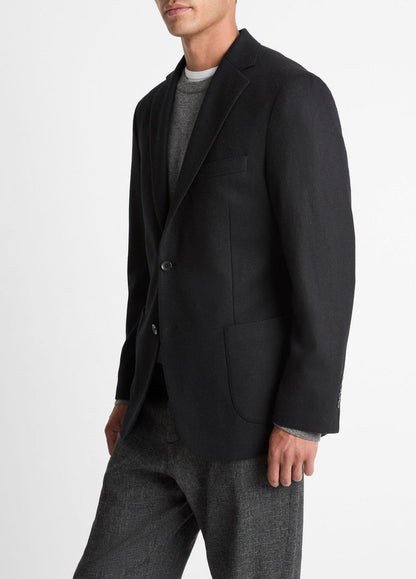 VINCE Men Cashmere Relaxed Sport Coat in Blazers BLACK