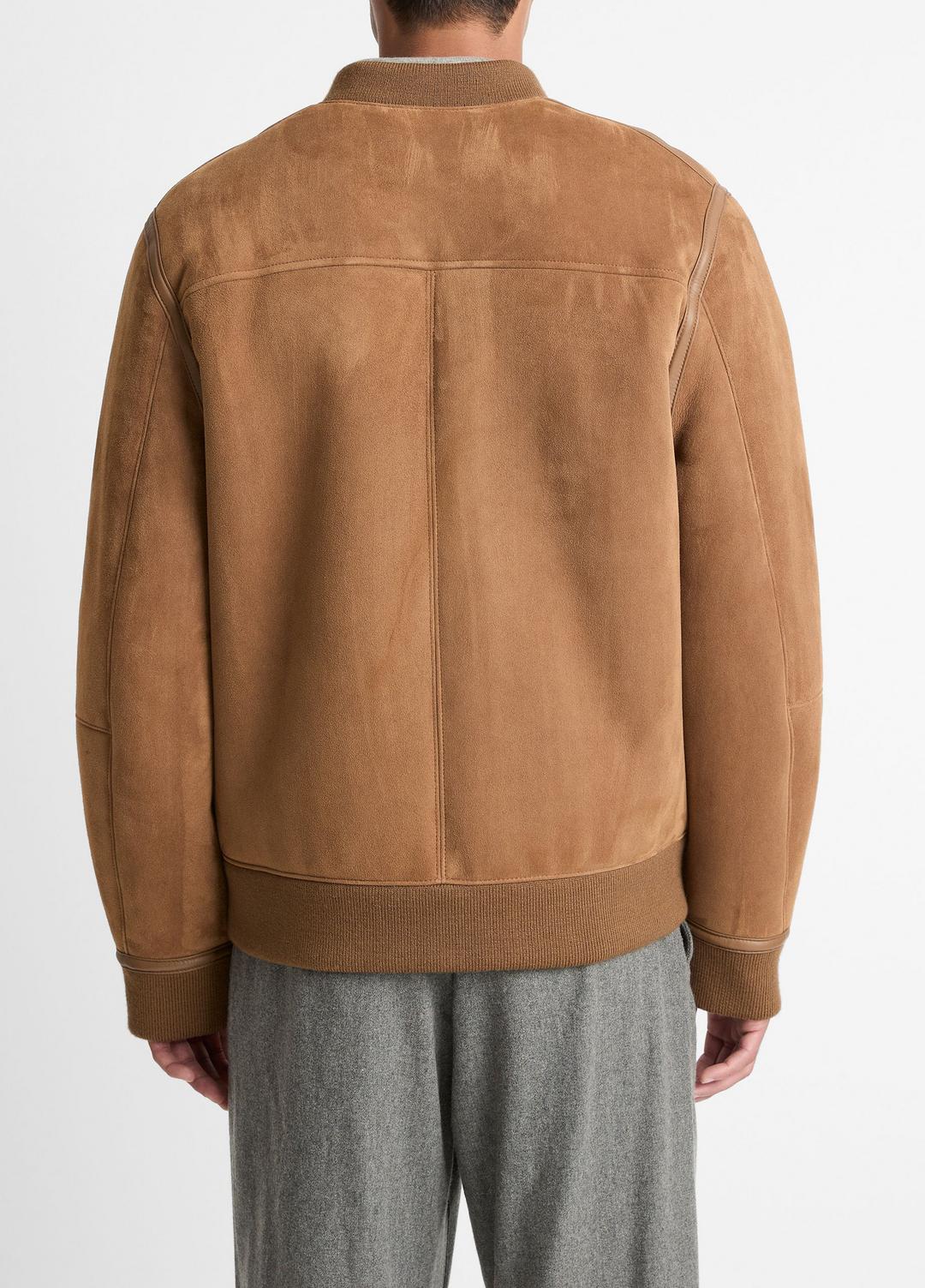 VINCE Men Shearling Bomber Jacket in Jackets HIGHLAND