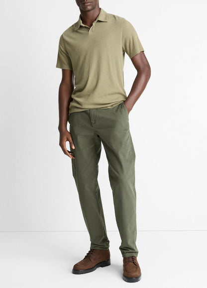 VINCE Men Owen Athletic Stretch-Cotton Pant in Trousers SYCAMORE