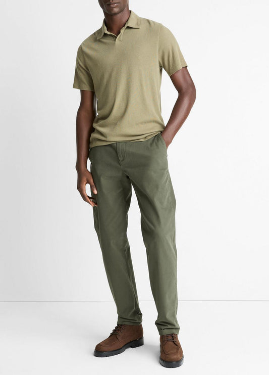 VINCE Men Owen Athletic Stretch-Cotton Pant in Trousers SYCAMORE