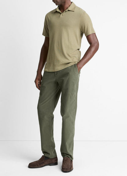 VINCE Men Owen Athletic Stretch-Cotton Pant in Trousers SYCAMORE