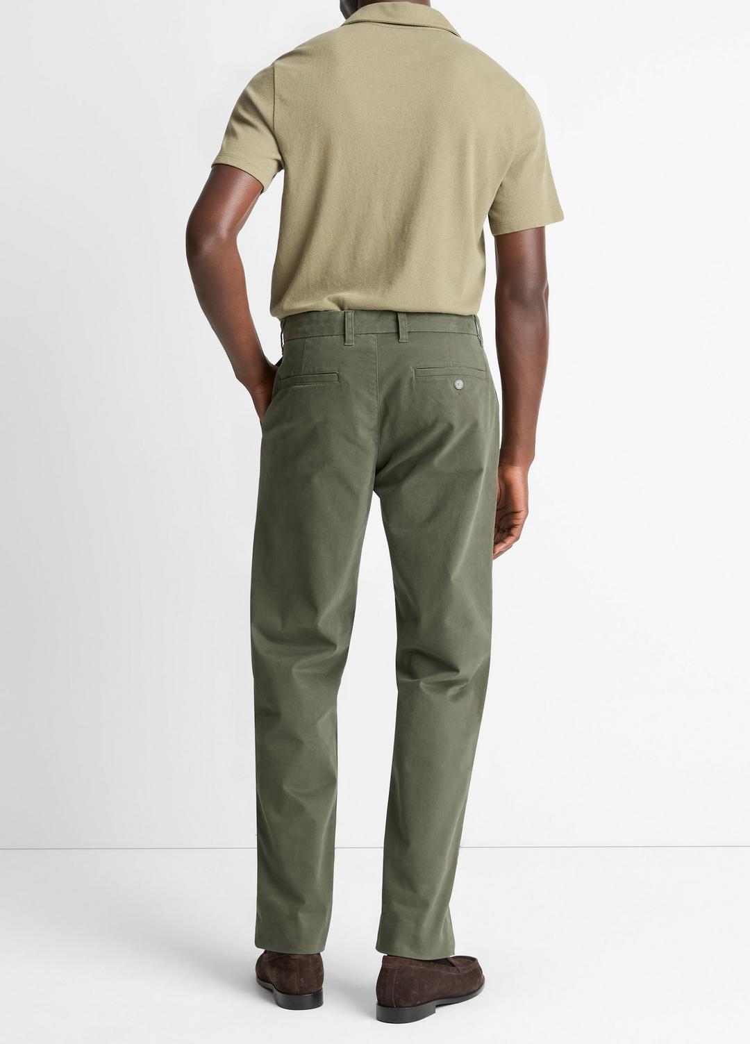 VINCE Men Owen Athletic Stretch-Cotton Pant in Trousers SYCAMORE