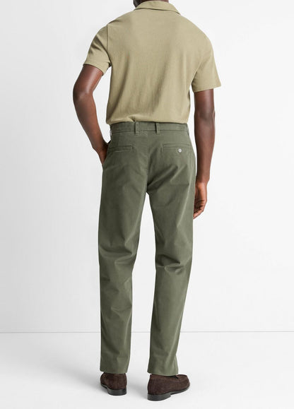 VINCE Men Owen Athletic Stretch-Cotton Pant in Trousers SYCAMORE