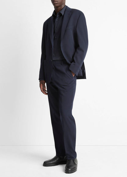 VINCE Men Stretch-Wool Classic Pant in Trousers COASTAL BLUE