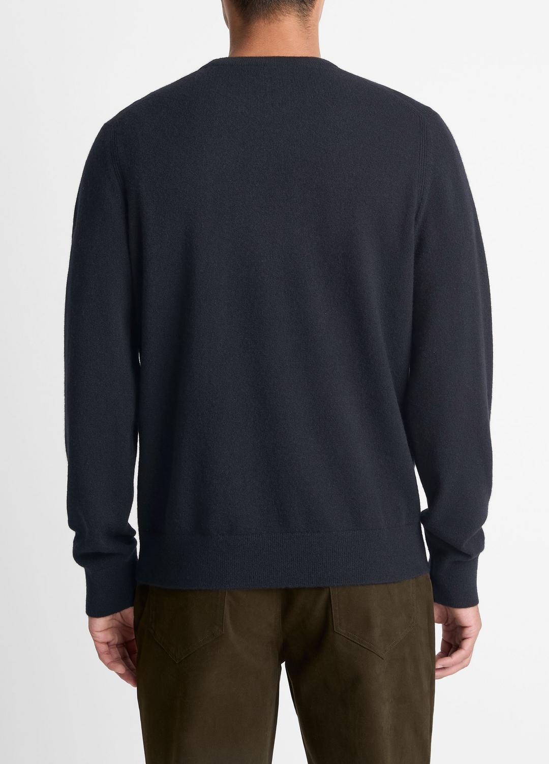 VINCE Men Cashmere Crew Neck Sweater in Crew Neck COASTAL BLUE