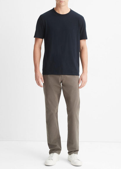 VINCE Men Garment Dye Cotton T-Shirt in T-Shirts & Polos WASHED COASTAL