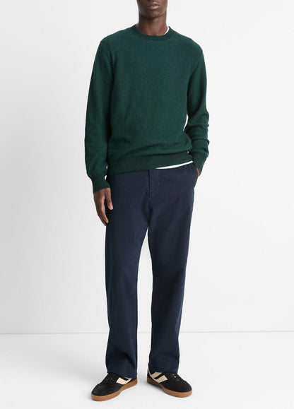 VINCE Men Louie Relaxed Stretch-Cotton Pant in Trousers COASTAL BLUE