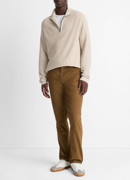 VINCE Men Dylan Slim 5-Pocket Peached Stretch-Cotton Pant in Trousers LIGHT HIGHLANDS