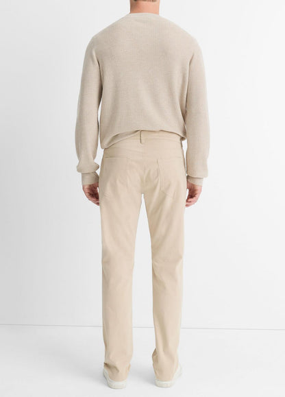 VINCE Men Dylan Slim 5-Pocket Peached Stretch-Cotton Pant in Trousers CAHUENGA KHAKI