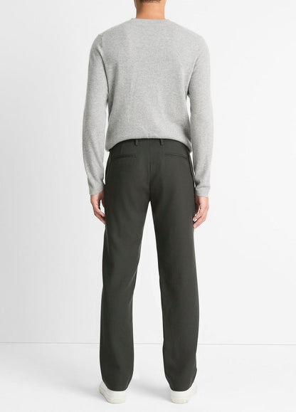 VINCE Men Owen Athletic Wool Suiting Pant in Trousers BLACK