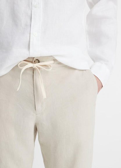 VINCE Men Lightweight Hemp Pant in Trousers PUMICE ROCK