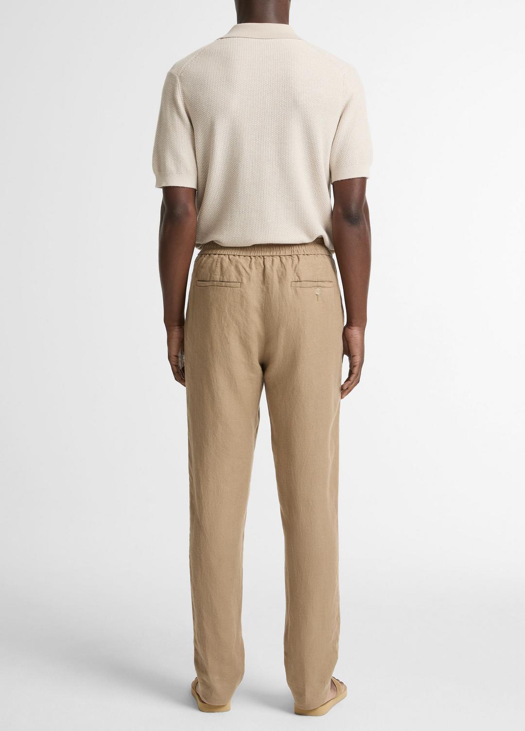 VINCE Men Lightweight Hemp Pant in Trousers TEAK