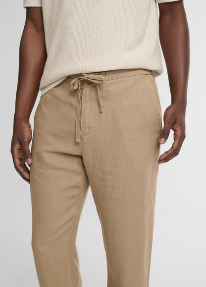 VINCE Men Lightweight Hemp Pant in Trousers TEAK