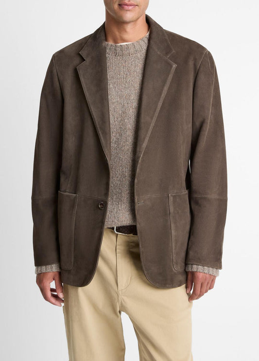 VINCE Men Suede Blazer in Blazers DOWNTOWN