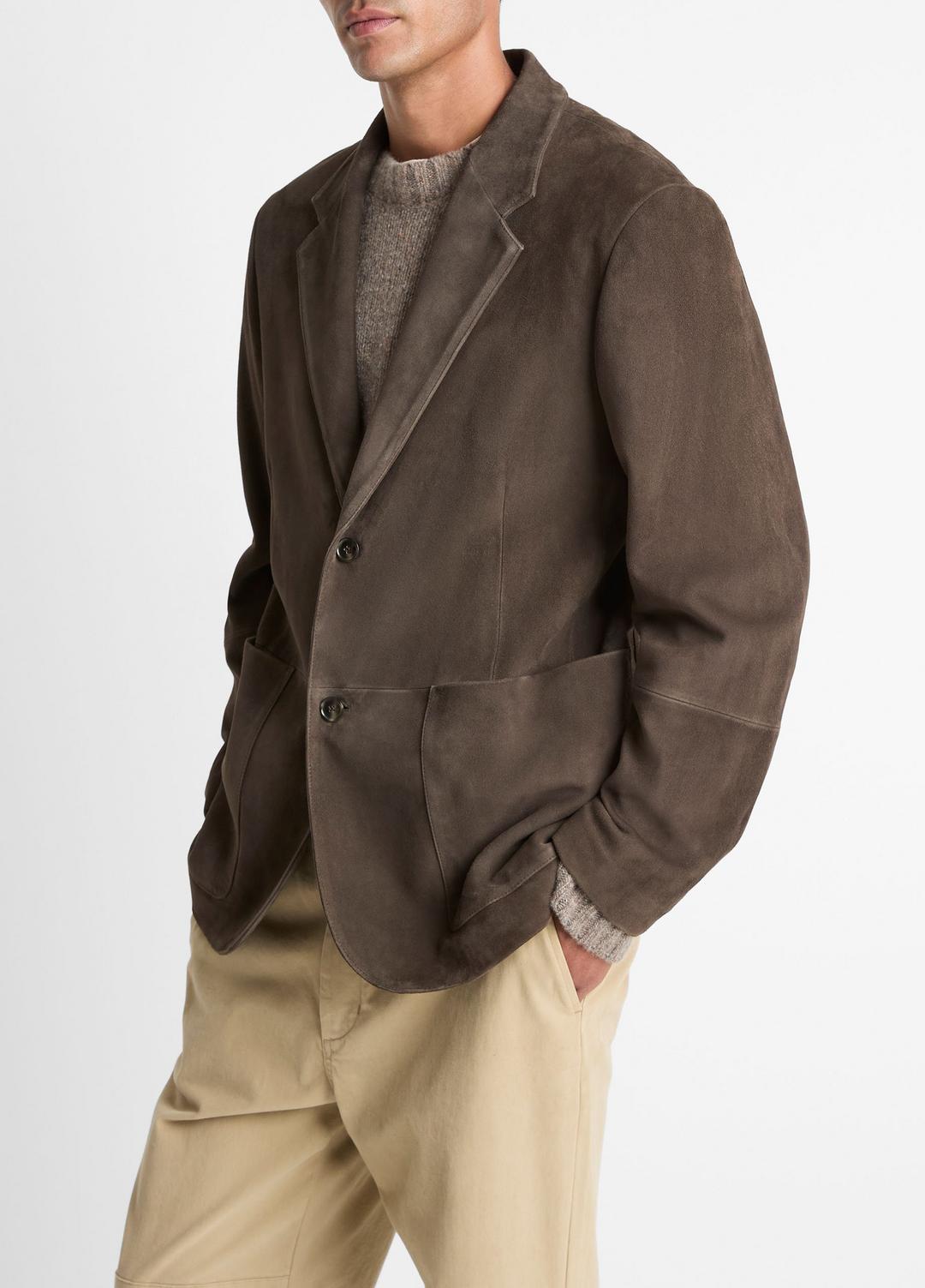 VINCE Men Suede Blazer in Blazers DOWNTOWN
