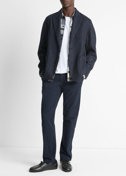 VINCE Men Italian Splittable Wool-Blend Blazer in Jackets & Outerwear COASTAL BLUE