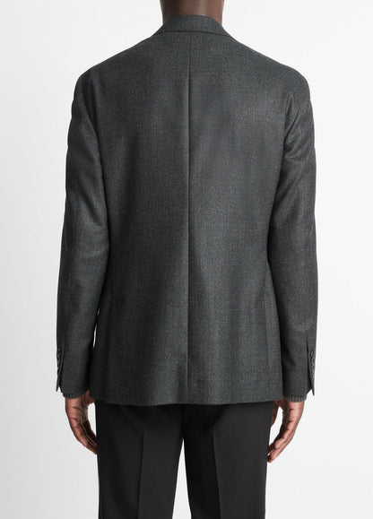 VINCE Men Wool Relaxed Sport Coat in Blazers CHARCOAL
