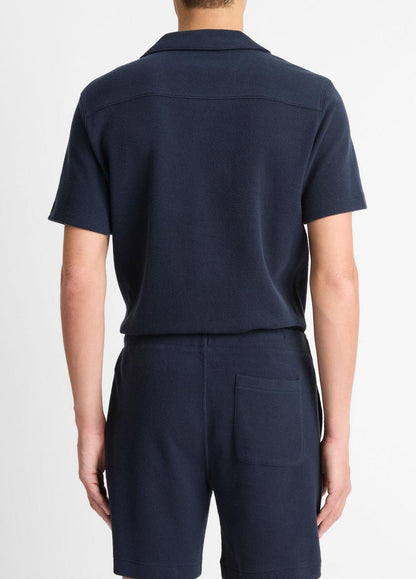 VINCE Men Cotton Bouclé Pull-On Short in Shorts COASTAL BLUE